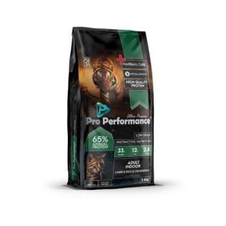 Pro Performance Ultra Premium Indoor Kuzulu ve Pirinçli Yetişkin Kedi Maması 2 kg