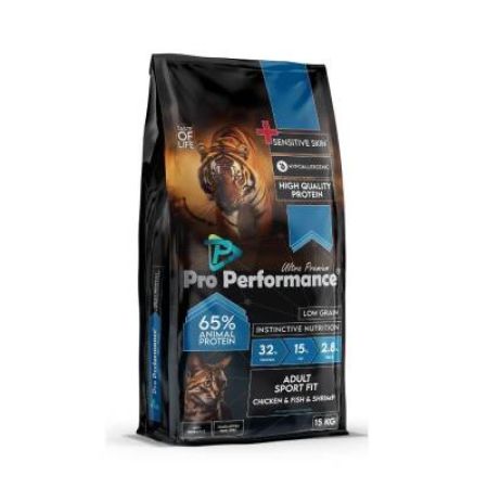 Pro Performance Ultra Premium SportFit Tavuk Somon ve Karidesli Yetişkin Kedi Maması 15 kg