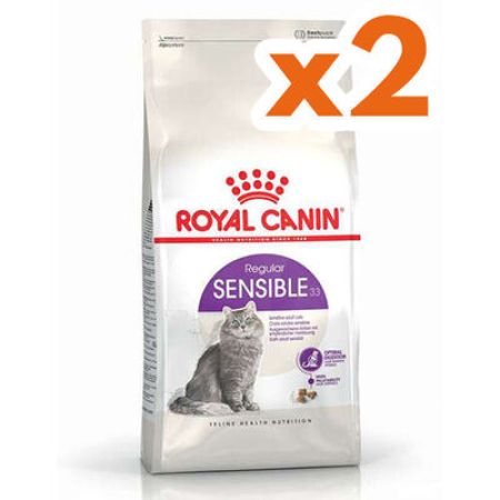 Royal Canin Sensible Hassas Kedi Maması 10 Kg x 2 Adet + 2 Adet Crocus Cream 4x15 Gr + Garden Mix Paste