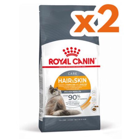 Royal Canin Hair Skin Hassas Tüylü Kedi Maması 10 Kg x 2 Adet + 2 Adet Crocus Cream 4x15 Gr + Garden Mix Paste