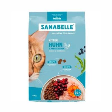 Sanabelle Kitten Tavuklu Yavru Kedi Maması 8 kg
