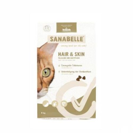 Sanabelle Hair Skin Sağlıklı Tüy Gelişimi İçin Yetişkin Kedi Maması 8 kg