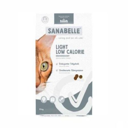 Sanabelle Light Düşük Kalorili Kümes Hayvanlı Yetişkin Kedi Maması 8 kg