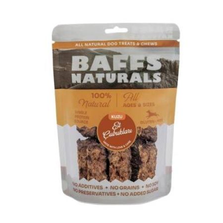 Baffs Naturals Kurutulmuş Kuzu Et Çubukları Köpek Ödülü 100 gr