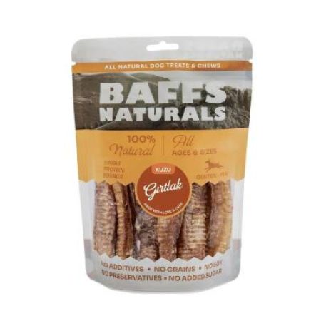 Baffs Naturals Kurutulmuş Kuzu Gırtlak Köpek Ödülü 100 gr