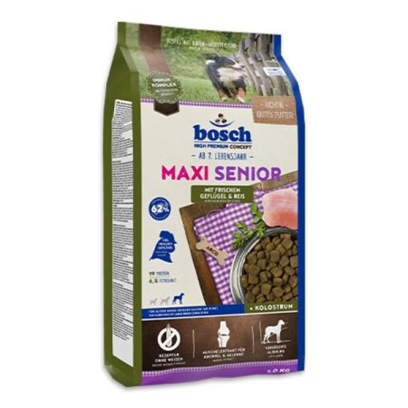 Bosch Maxi Senior Büyük Irk Tavuklu ve Pirinçli Köpek Maması 12,5 Kg
