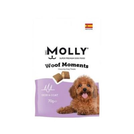 Molly Woof Moments Skin Coat Deri ve Tüy Bakımı Destekleyici Köpek Ödül Maması 70 gr