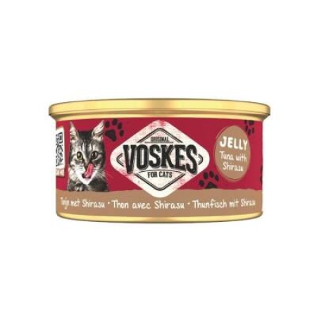 Voskes Jelly Ton Balığı ve Şirasu Yetişkin Kedi Konservesi 85 gr