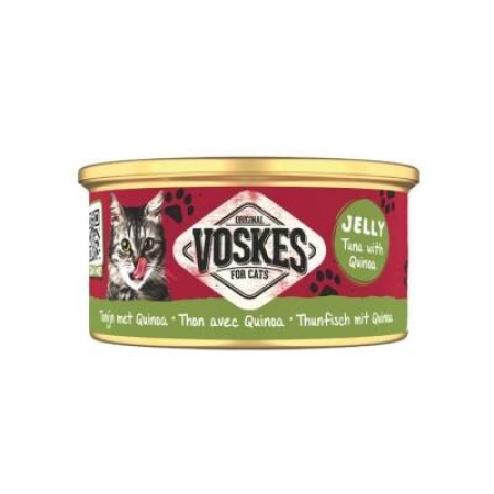 Voskes Jelly Ton Balığı ve Kinoalı Yetişkin Kedi Konservesi 85 gr