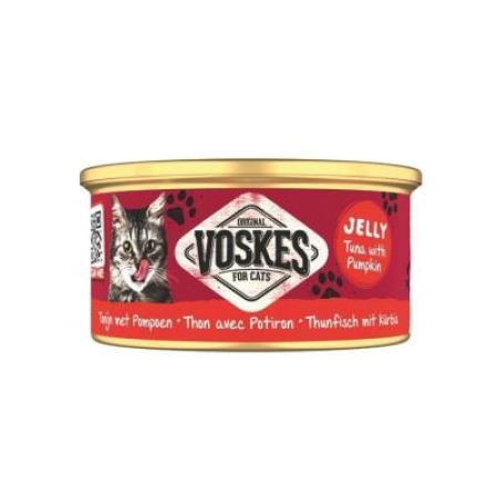 Voskes Jelly Ton Balığı ve Balkabaklı Yetişkin Kedi Konservesi 85 gr