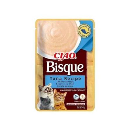 Ciao Bisque Ton Balıklı Sıvı Krema Kedi Ödülü 40 gr