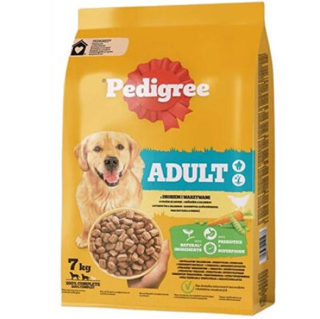 Pedigree Kümes Hayvanı ve Sebzeli Köpek Maması 7 Kg