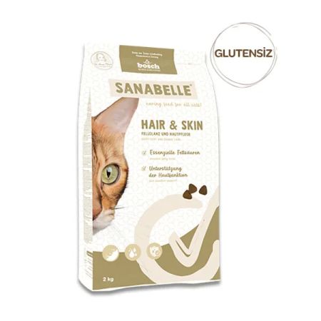 Sanabelle Hair Skin Sağlıklı Tüy Gelişimi İçin Yetişkin Kedi Maması 8 kg