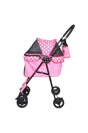 Zampa Perez Kedi Köpek Arabası Pembe 42x63x89 Cm