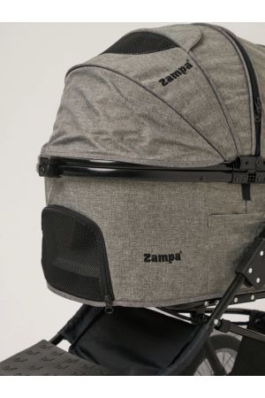 Zampa Melona Kedi Ve Köpek Arabası Gri 57x84x107 Cm