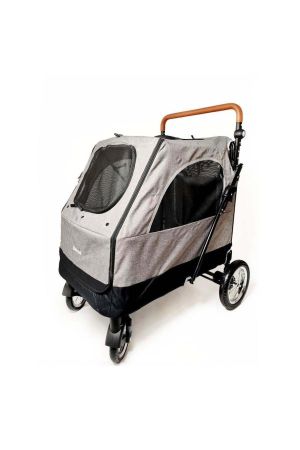 Zampa Stroll Kedi & Köpek Arabası Gri 69X81X110cm