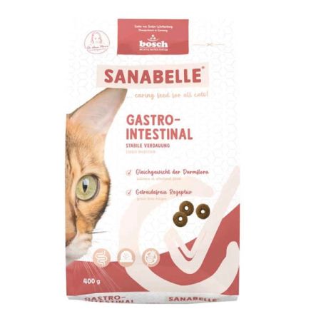 Sanabelle Gastrointestinal Hassas Mide ve Bağırsaklar İçin Özel Formül Kedi Maması 400 gr