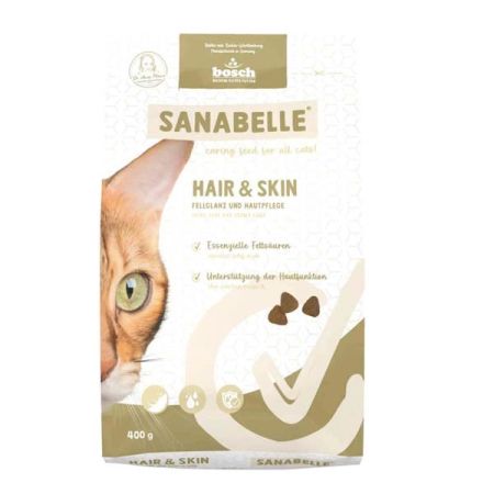 Sanabelle Hair Skin Sağlıklı Tüy Gelişimi İçin Yetişkin Kedi Maması 400 gr