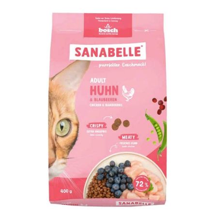 Sanabelle Life Tavuklu ve Yaban Mersinli Yetişkin Kuru Kedi Maması 400 gr