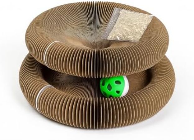 Katlanabilir Kedi Tırmalama Oyuncağı Toplu Catnipli Akordeon Tasarım Zeka Geliştirici