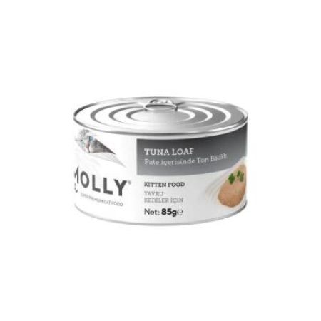 Molly Pate Ton Balıklı Tahılsız Yavru Kedi Konservesi 85 gr