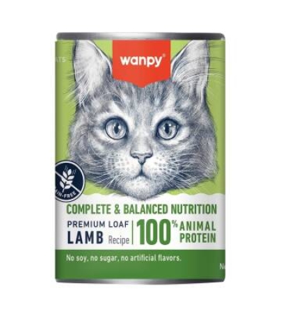 Wanpy Kuzulu Tahılsız Yetişkin Kedi Konservesi 375 gr