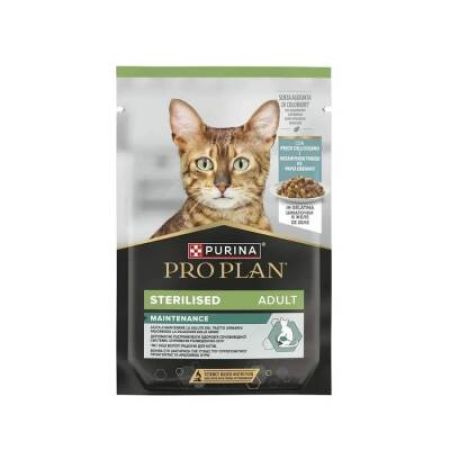 Pro Plan Jelly Pouch Okyanus Balıklı Kısırlaştırılmış Yetişkin Kedi Konservesi 85 gr