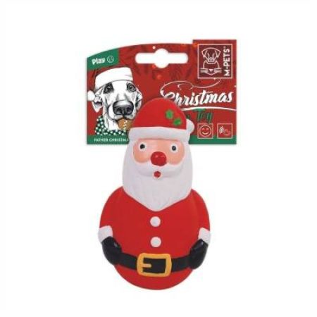 M-Pets Noel Baba Latex Köpek Oyuncağı 7 cm