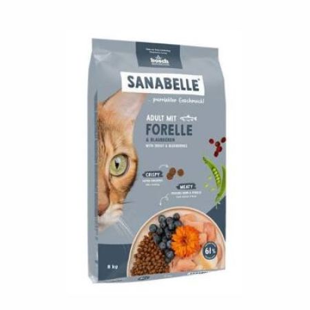 Sanabelle Alabalıklı Yetişkin Kedi Maması 8 kg