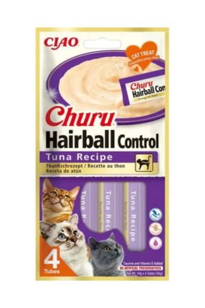 İnaba Churu Hairball Kontrol Ton Balıklı Ödül Maması 4x14 gr
