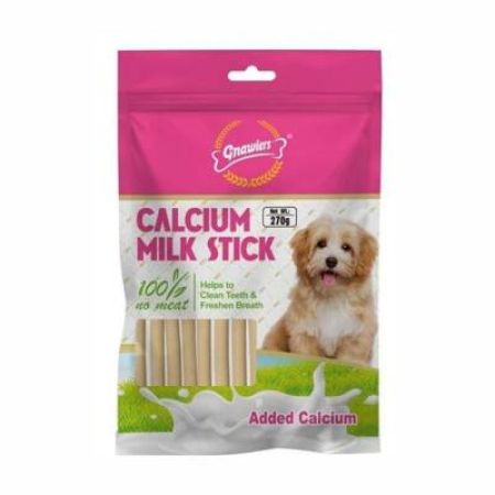 Gnawlers Kalsiyumlu Sütlü Stick Köpek Ödül Kemiği 270 gr