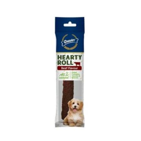 Gnawlers Hearty Roll Doğal Kolajen Biftekli Köpek Ödül Kemiği 11,5 cm 40 gr
