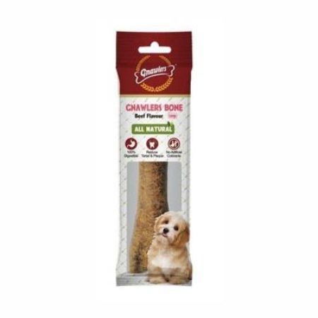 Gnawlers Biftekli Köpek Ödül Kemiği L 20 cm 265 gr