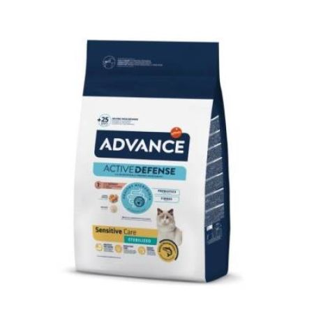 Advance Sensitive Somonlu Kısırlaştırılmış Yetişkin Kedi Maması 8 Kg + 2 Kg Hediyeli