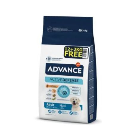 Advance Maxi Adult Büyük Irk Yetişkin Köpek Maması 12 Kg + 2 Kg Hediyeli