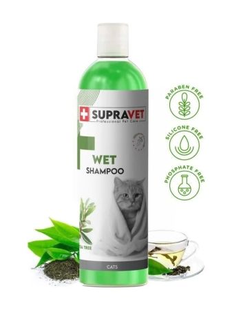 Supravet Çay Ağacı Özlü Kedi Şampuanı 200 ml