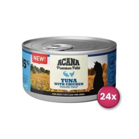 Acana Premium Pate (Ezme) Tuna Balıklı ve Tavuklu Kedi Konservesi 85 Gr X 24 Adet