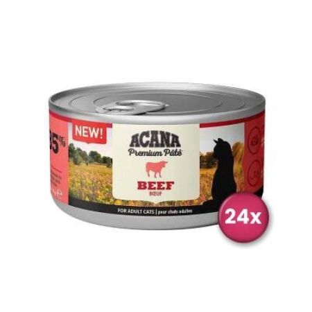 Acana Premium Pate (Ezme) Sığır Etli Kedi Konservesi 85 Gr X 24 Adet