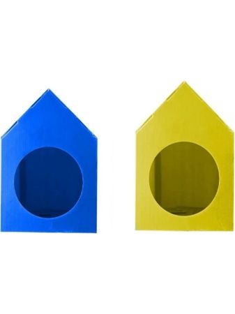 Su Geçirmez Plastik Kedi Evi 2'li