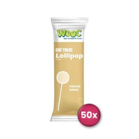 Wooc Tavuklu Lollipop Kedi Ödül Maması 50'li