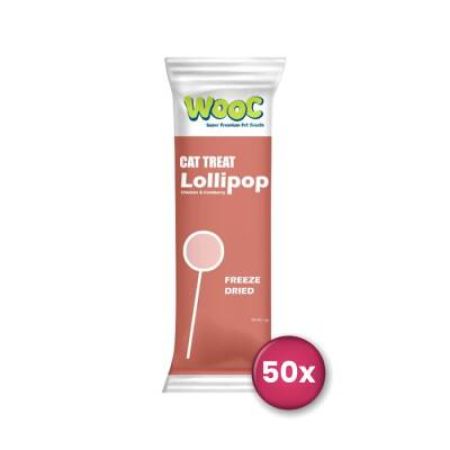 Wooc Tavuk ve Kızılcıklı Lollipop Kedi Ödül Maması 50'li