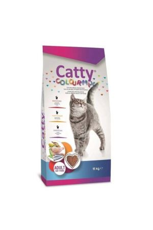 Catty Colourmix Renkli Taneli Yetişkin Kedi Maması 15 Kg