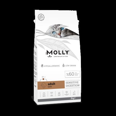 Molly Sensitive Digestion Kuzu Etli Yetişkin Kedi Maması 2 kg