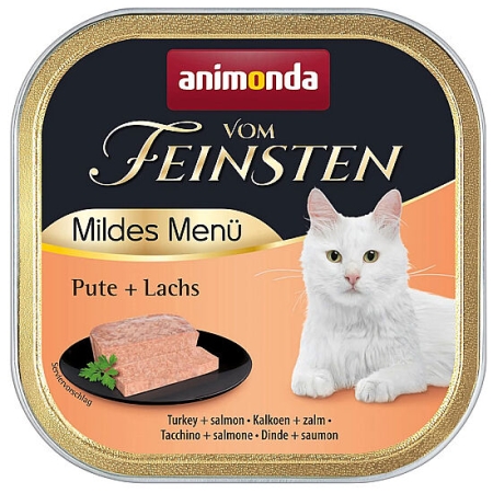 Animonda 83048 Vom Feinsten Hindi ve Somonlu Kısırlaştırılmış Kedi Maması 100 Gr