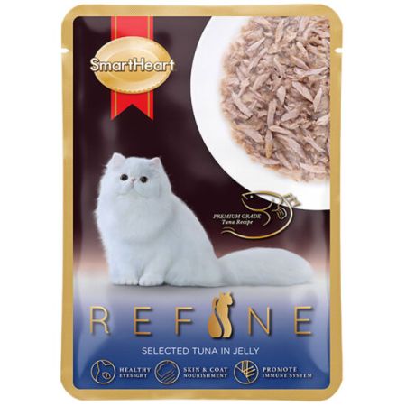 Smart Refine Pouch Jöle Seçilmiş Ton Balıklı Kedi Yaş Maması 70 Gr