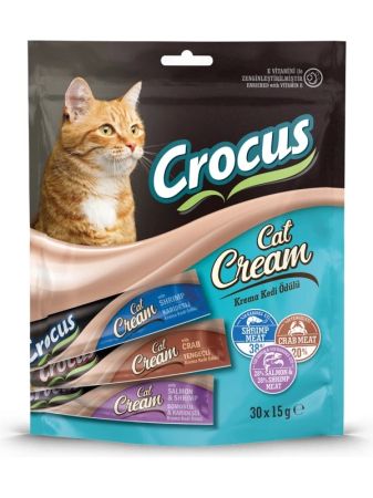 Crocus Somon-Karides & Yengeç & Ördekli Krem Kedi Ödülü 30X15GR