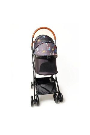 Zampa Bottas Kedi & Köpek Arabası Siyah 48X80X99cm