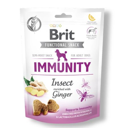 Brit Care Immunity Böcek Larvalı ve Zencefilli Köpek Ödül Maması 150 gr