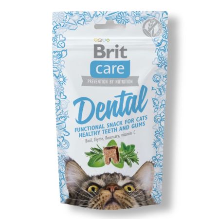 Brit Care Dental Diş Sağlığı için Tahılsız Kedi Ödül Maması 50 gr