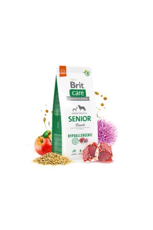Brit Yaşlı Köpekler İçin Hipoalerjenik, Kuzu Etli Kedi Maması 12 kg
